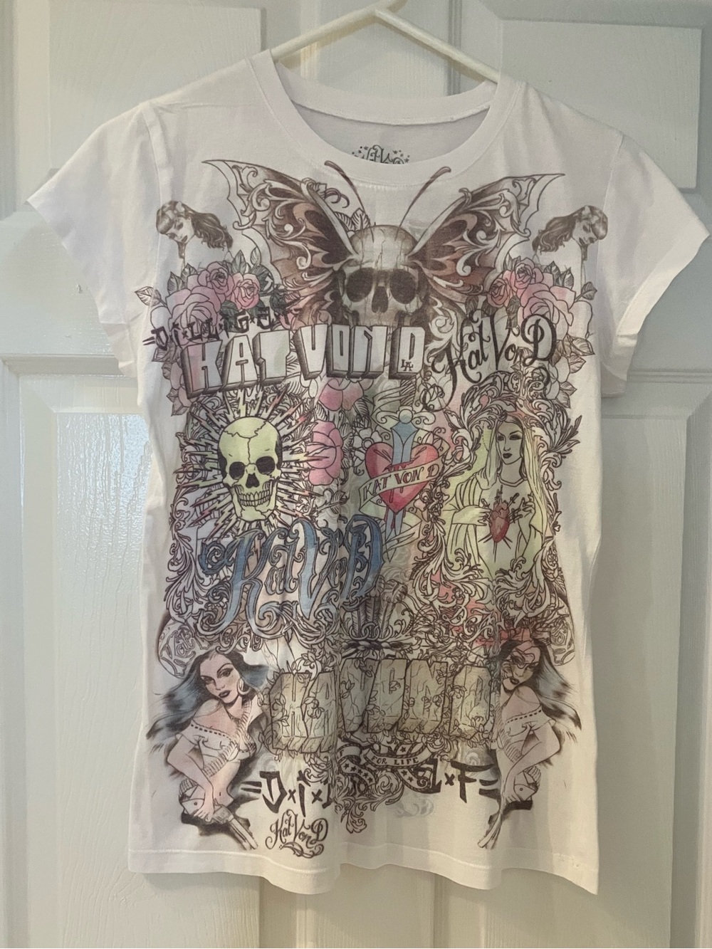 Kat Von D graphic T shirt